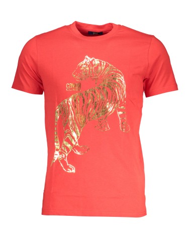 CAVALLI CLASS T-SHIRT MANICHE CORTE UOMO ROSSO