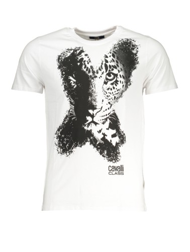 CAVALLI CLASS T-SHIRT MANICHE CORTE UOMO BIANCO