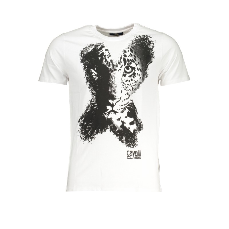 CAVALLI CLASS T-SHIRT MANICHE CORTE UOMO BIANCO