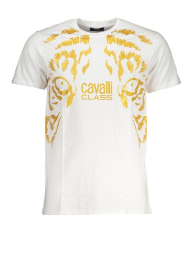 CAVALLI CLASS T-SHIRT MANICHE CORTE UOMO BIANCO