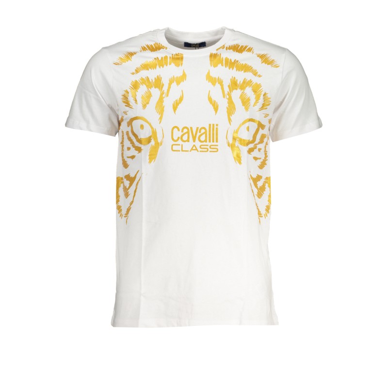 CAVALLI CLASS T-SHIRT MANICHE CORTE UOMO BIANCO