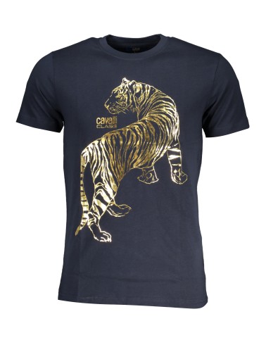 CAVALLI CLASS T-SHIRT MANICHE CORTE UOMO BLU