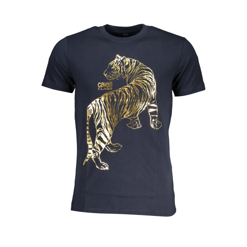 CAVALLI CLASS T-SHIRT MANICHE CORTE UOMO BLU