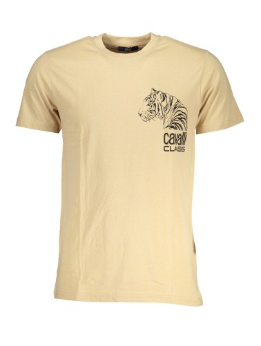 CAVALLI CLASS T-SHIRT MANICHE CORTE UOMO BEIGE