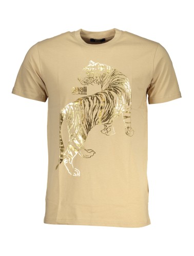 CAVALLI CLASS T-SHIRT MANICHE CORTE UOMO BEIGE