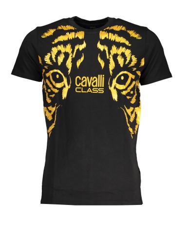 CAVALLI CLASS T-SHIRT MANICHE CORTE UOMO NERO