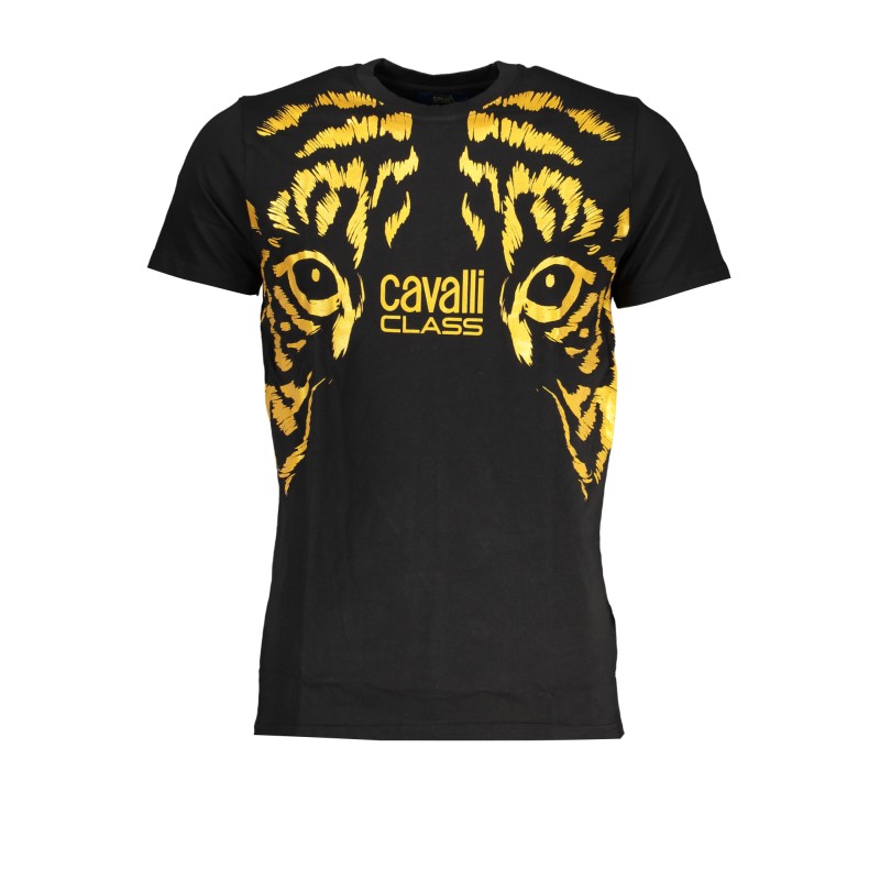 CAVALLI CLASS T-SHIRT MANICHE CORTE UOMO NERO