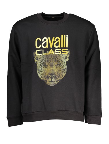 CAVALLI CLASS FELPA SENZA ZIP DONNA NERO