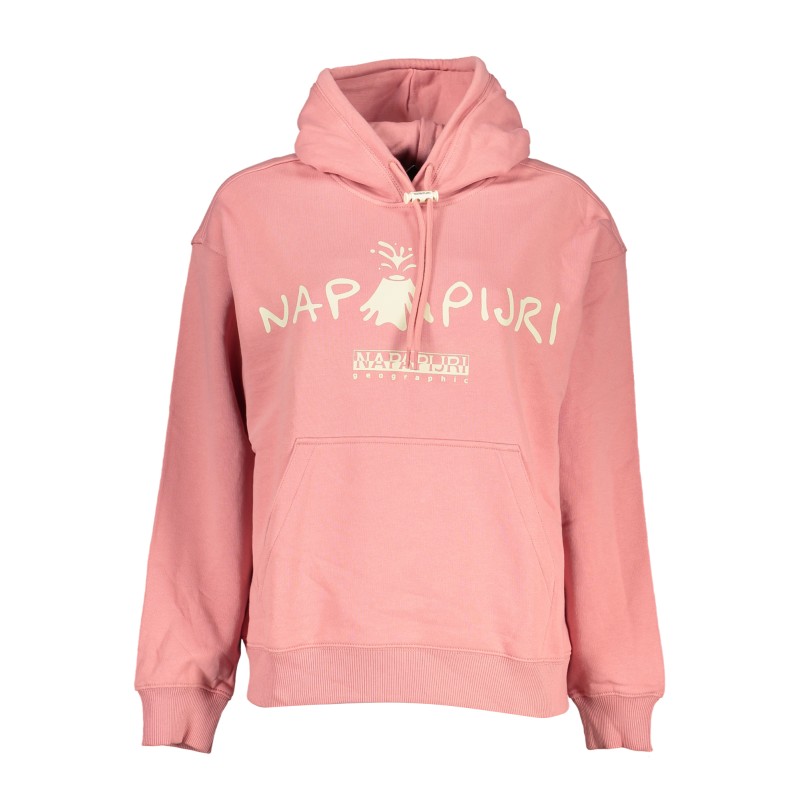 NAPAPIJRI FELPA SENZA ZIP DONNA ROSA