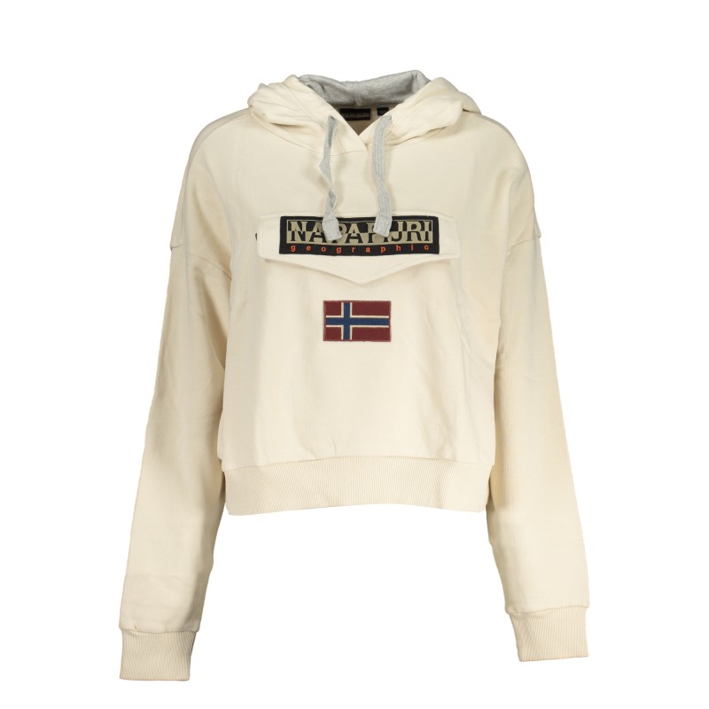 NAPAPIJRI FELPA SENZA ZIP DONNA BEIGE