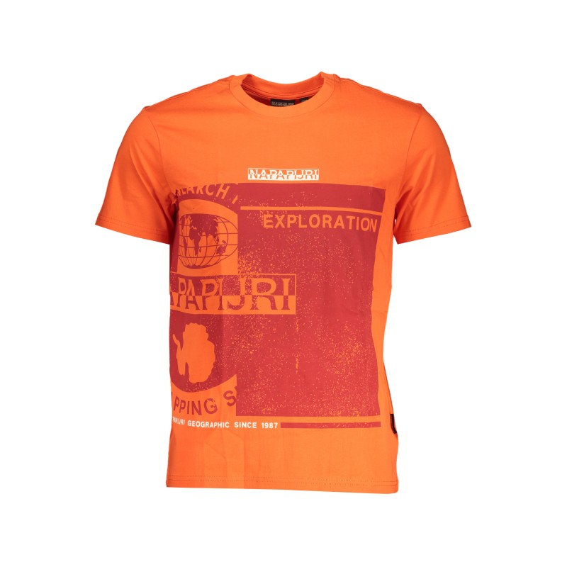 NAPAPIJRI T-SHIRT MANICHE CORTE UOMO ROSSO