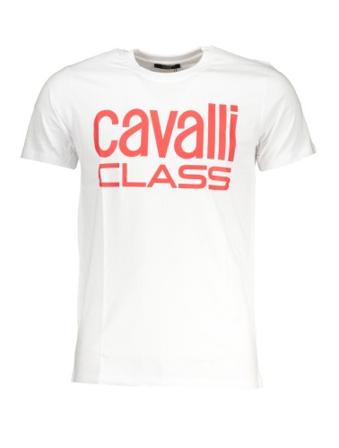 CAVALLI CLASS T-SHIRT MANICHE CORTE UOMO BIANCO