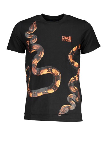 CAVALLI CLASS T-SHIRT MANICHE CORTE UOMO NERO