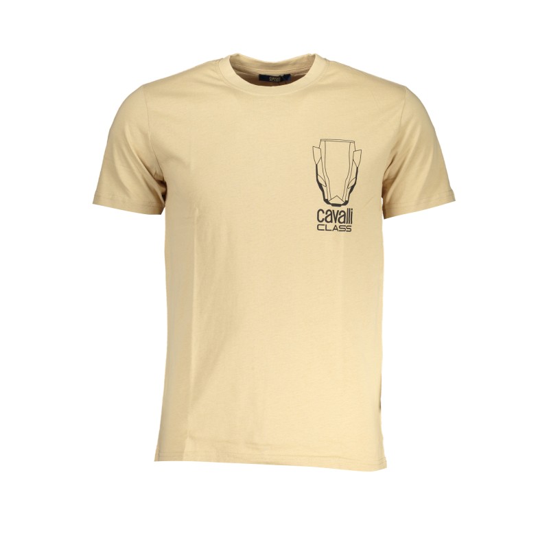 CAVALLI CLASS T-SHIRT MANICHE CORTE UOMO BEIGE