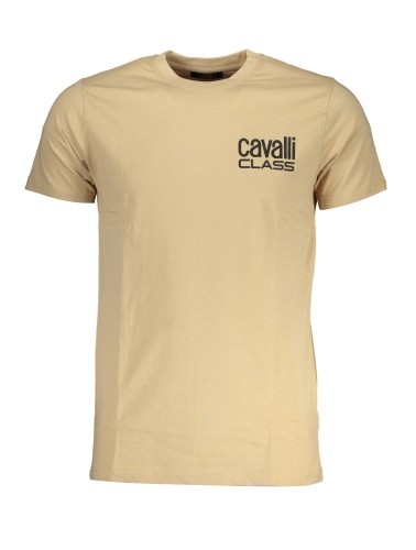 CAVALLI CLASS T-SHIRT MANICHE CORTE UOMO BEIGE