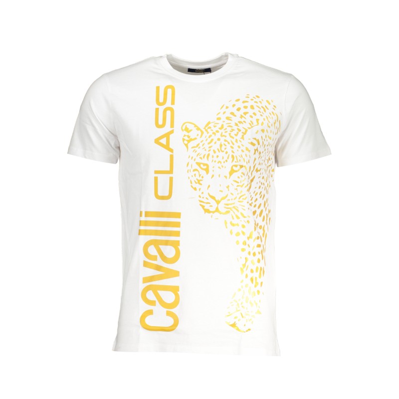 CAVALLI CLASS T-SHIRT MANICHE CORTE UOMO BIANCO