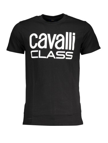 CAVALLI CLASS T-SHIRT MANICHE CORTE UOMO NERO