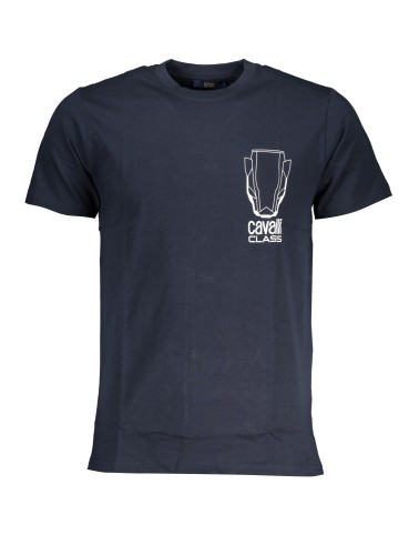 CAVALLI CLASS T-SHIRT MANICHE CORTE UOMO BLU