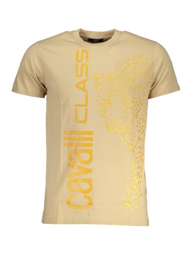 CAVALLI CLASS T-SHIRT MANICHE CORTE UOMO BEIGE