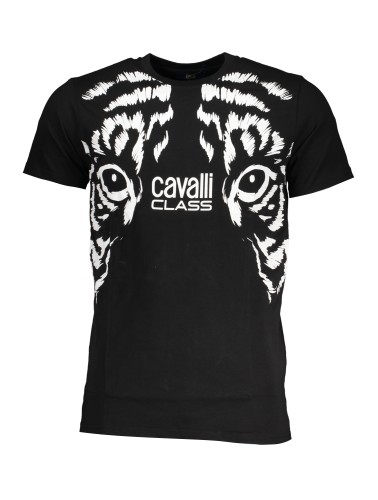 CAVALLI CLASS T-SHIRT MANICHE CORTE UOMO NERO