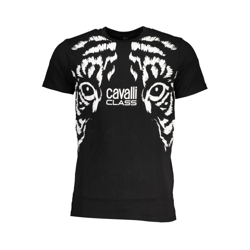 CAVALLI CLASS T-SHIRT MANICHE CORTE UOMO NERO