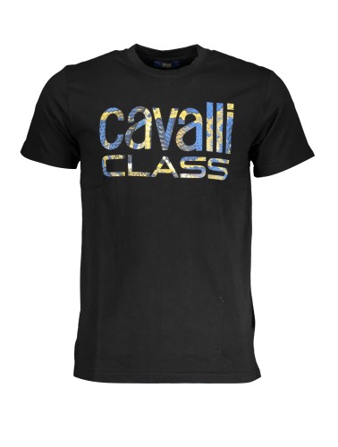 CAVALLI CLASS T-SHIRT MANICHE CORTE UOMO NERO