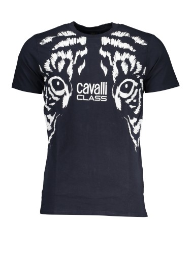 CAVALLI CLASS T-SHIRT MANICHE CORTE UOMO BLU