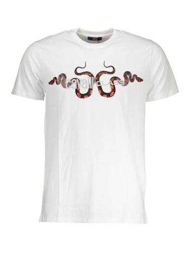 CAVALLI CLASS T-SHIRT MANICHE CORTE UOMO BIANCO