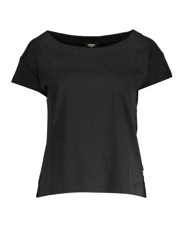 K-WAY T-SHIRT MANICHE CORTE DONNA NERO