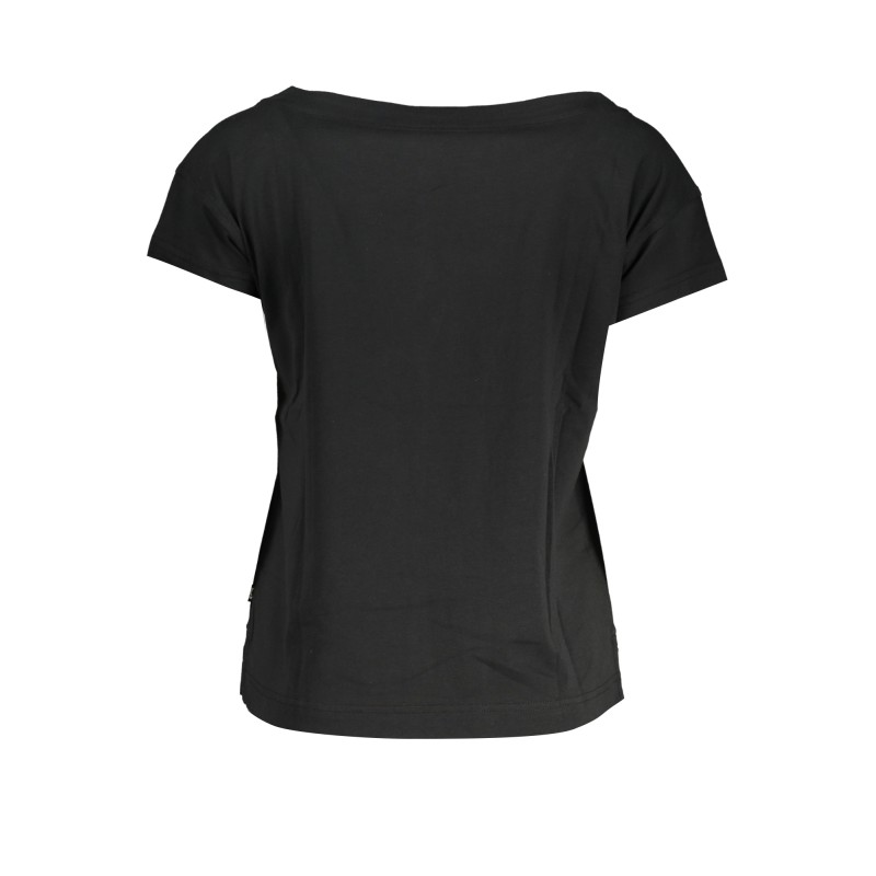 K-WAY T-SHIRT MANICHE CORTE DONNA NERO