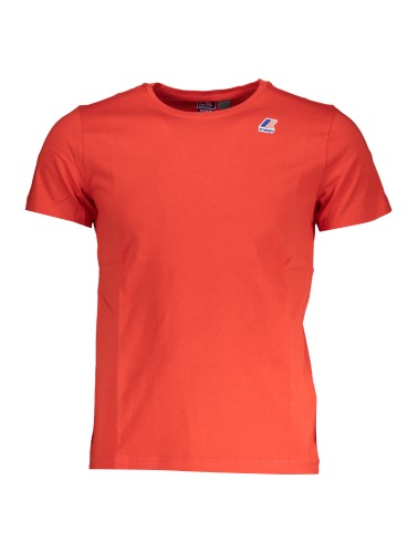 K-WAY T-SHIRT MANICHE CORTE UOMO ROSSO