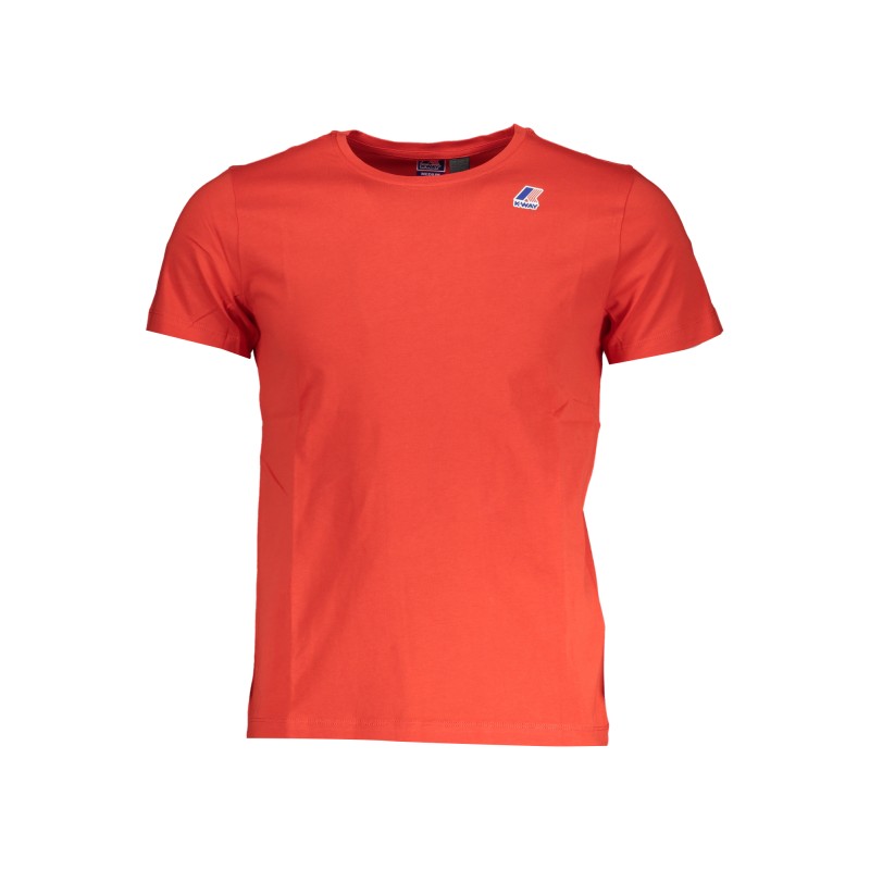 K-WAY T-SHIRT MANICHE CORTE UOMO ROSSO